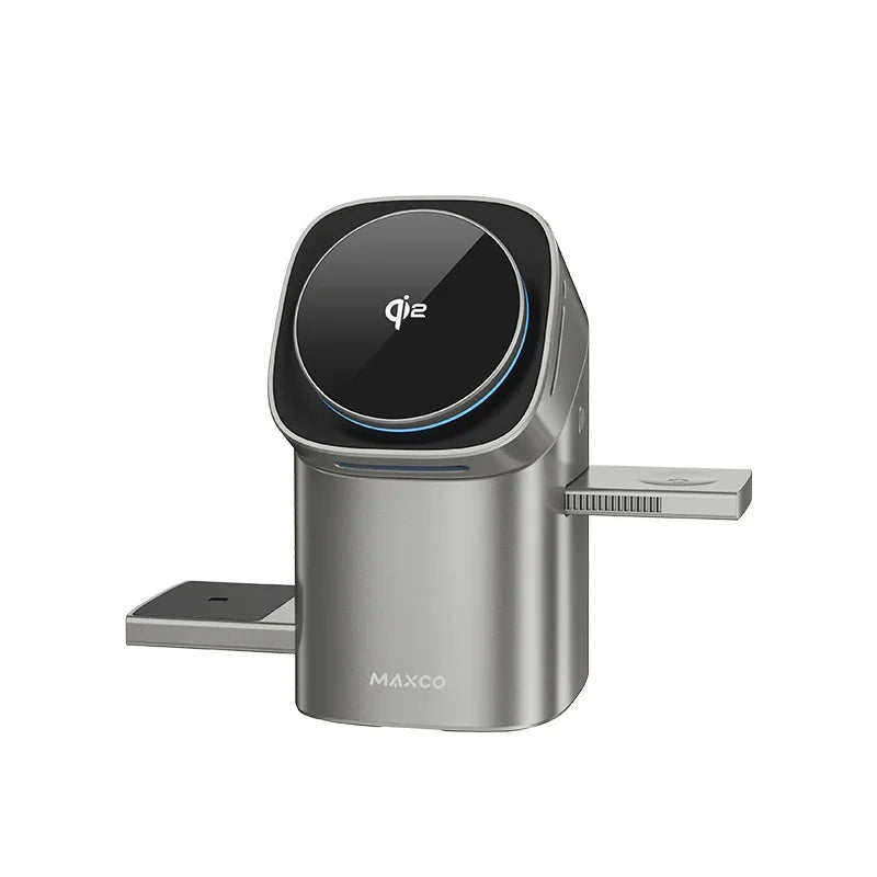 OrbitCharge™ — Qi2 3-in-1 Charging Station