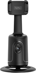 Smart 360° Auto Face Tracking Gimbal Desktop Selfie Stabilizer Robot Cameraman with Adjustable Lens Stable Base Phone Holder for Smartphone Vlog Live Streaming Video Chat